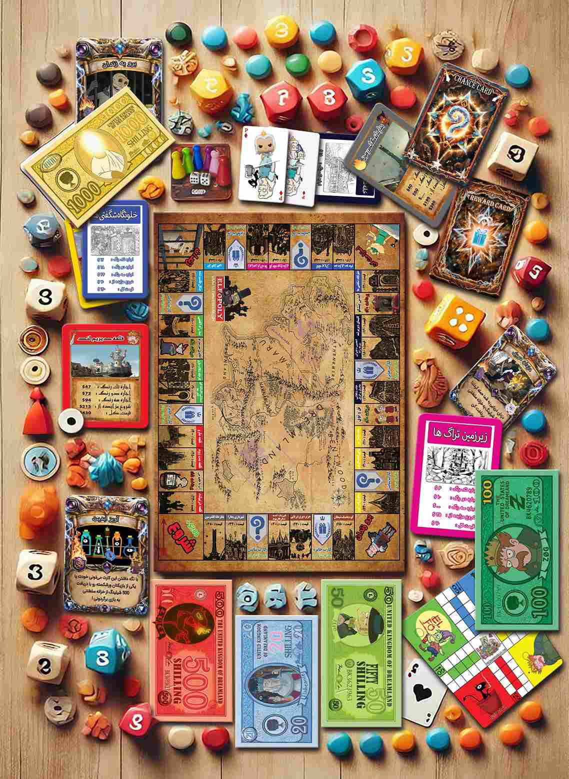 بازی الفوپولی طلسم‌شدگان و منچ رومیزی با تخفیف ویژه